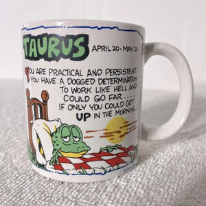 Vintage Contenova  Collection Korea Ceramic Taurus Mug